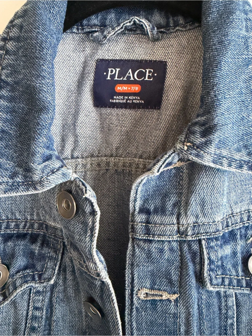 The Children's Place Medium Blue Denim Jacket